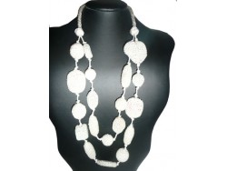 Handmade Special Fabric Necklace "Bliss"